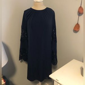 MICHAEL Michael Kors Navy Knit/Lace XS Dress
